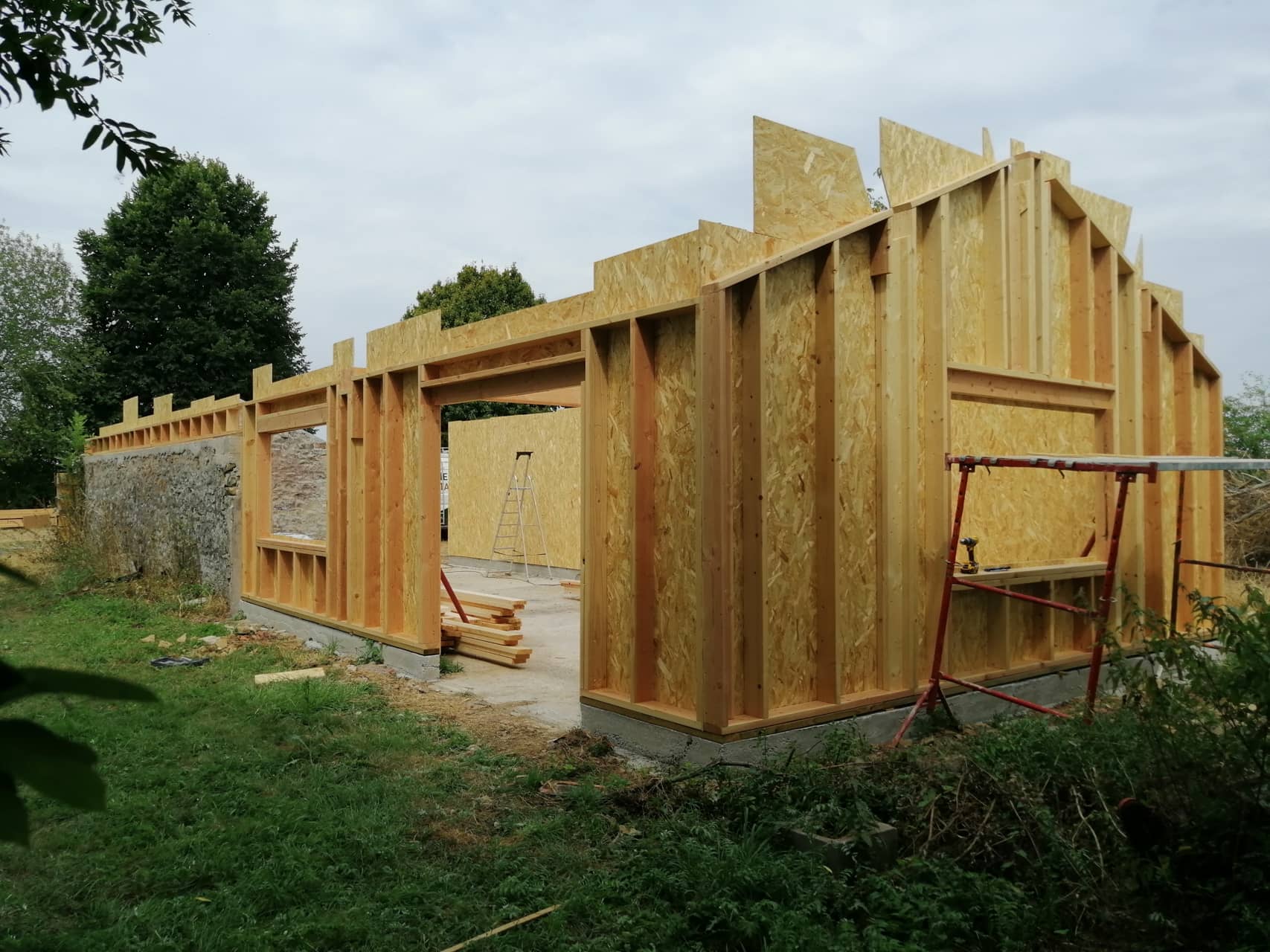 Construction en ossature bois à Nancy - Dane Habitat